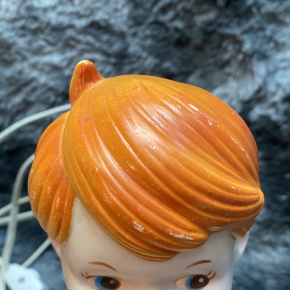 Vintage Sanitoy blow mold Boy in Blue Ovetalls - Picture 16 of 17